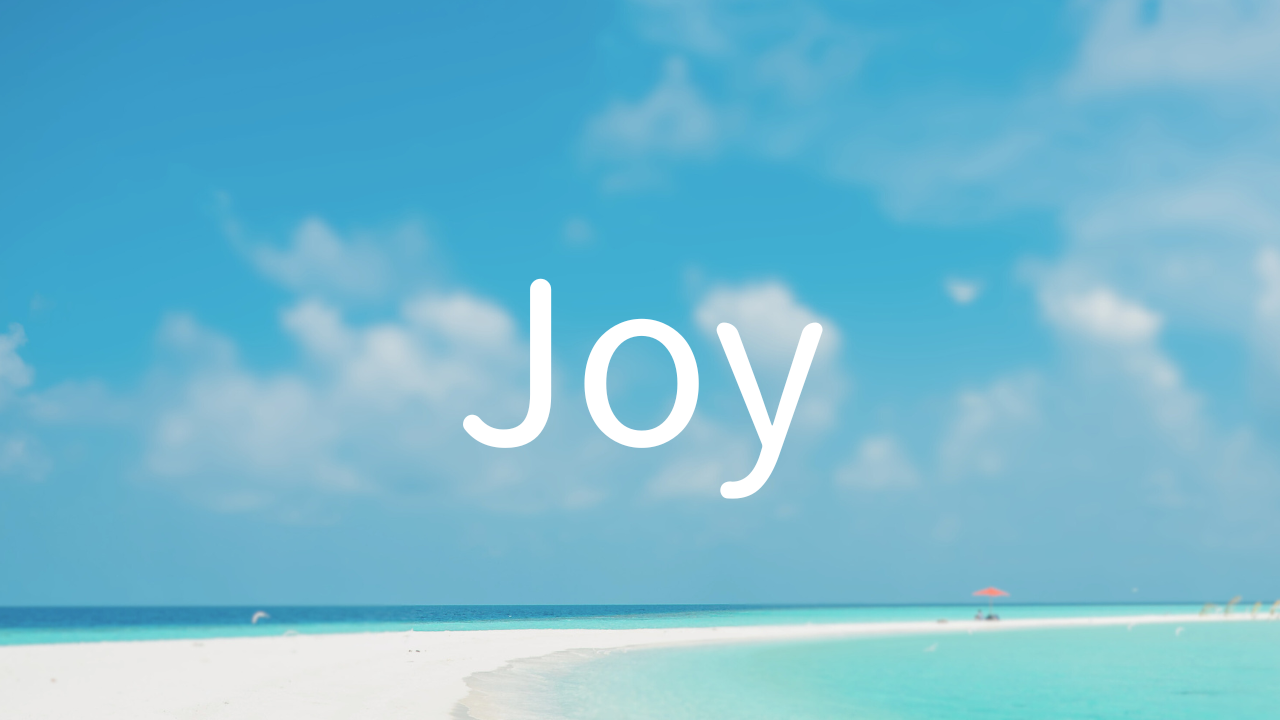 Joy 1. What is joy? 2. My own joy and joy with others