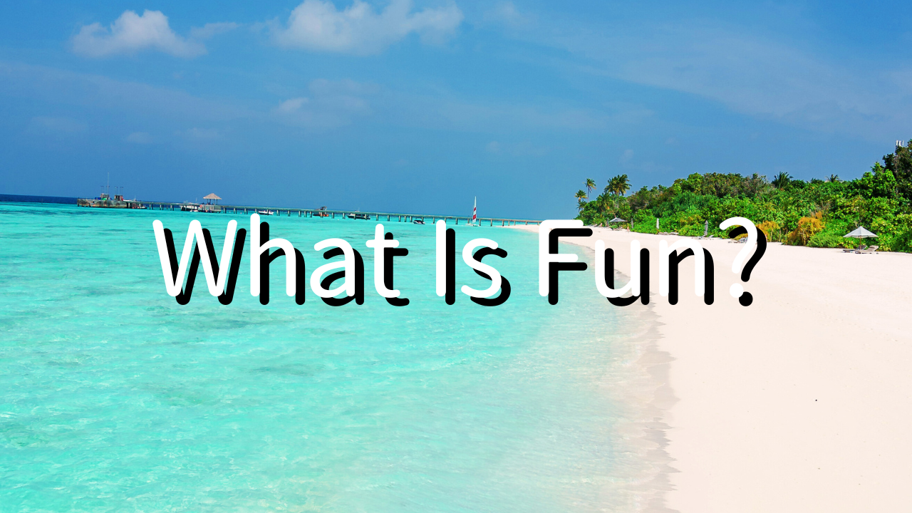 What is fun? 1. What is experience? 2. What is joy?