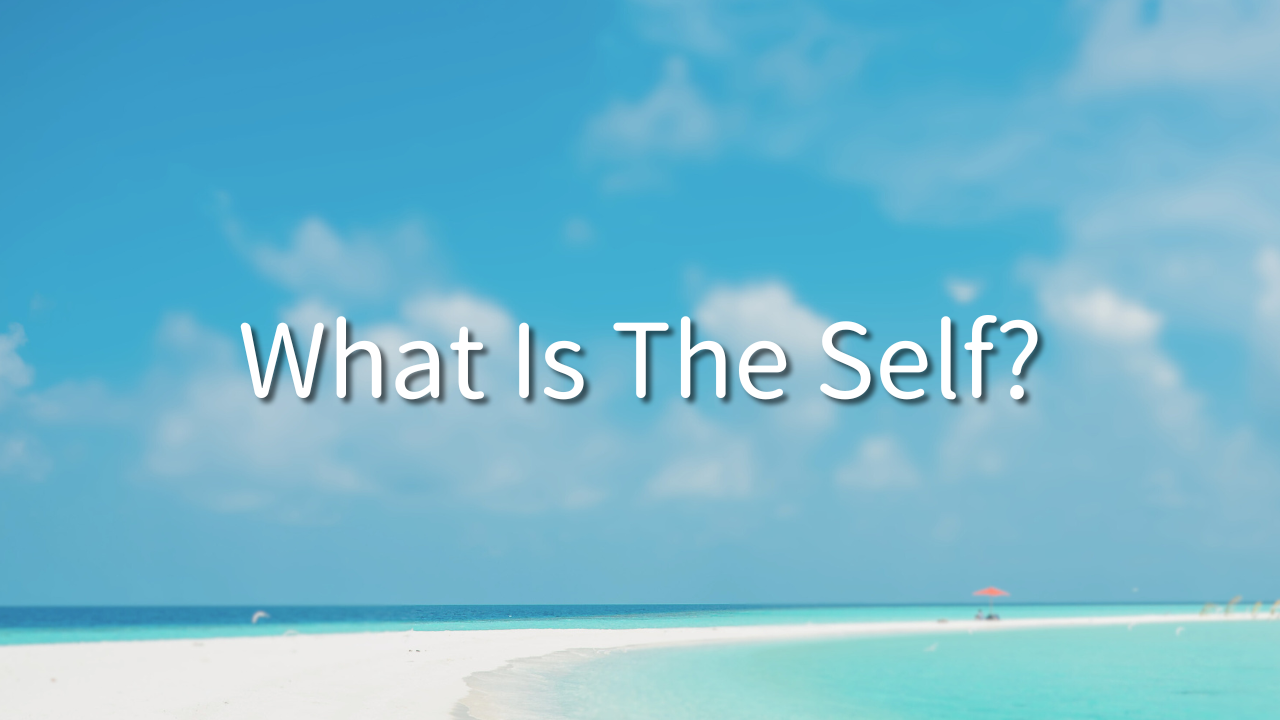 What Is The Self? 1. Everything is me 2. Everything is emotion 3. Self is everything