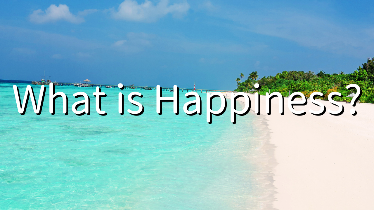 What is happiness? 1. Happiness is what one thinks it is 2. Happiness is unconditional 3. Just be positive