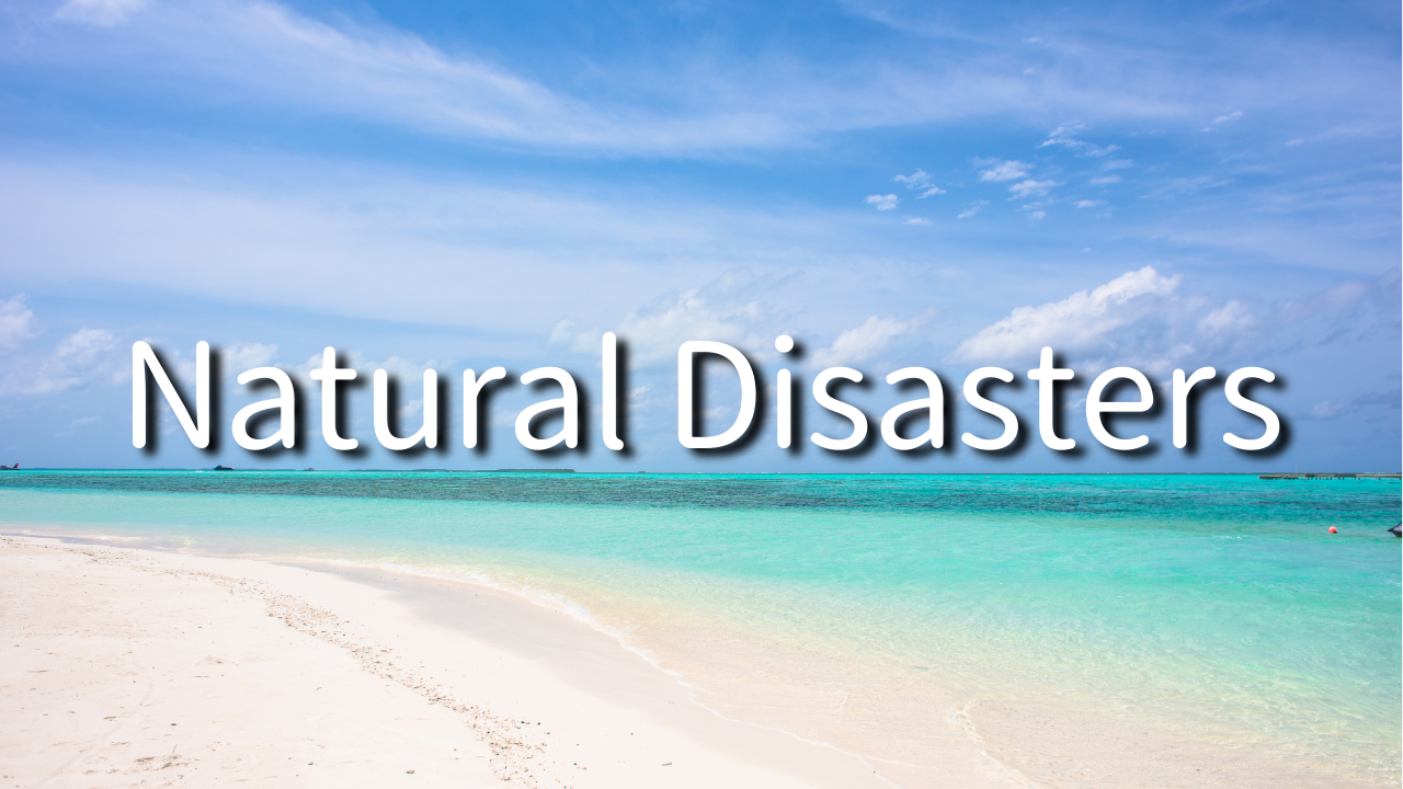 Natural Disasters 1. What is a Natural Disaster? 2. What is the Universe? 3. What are Extraterrestrials? 4. What is the Afterlife?