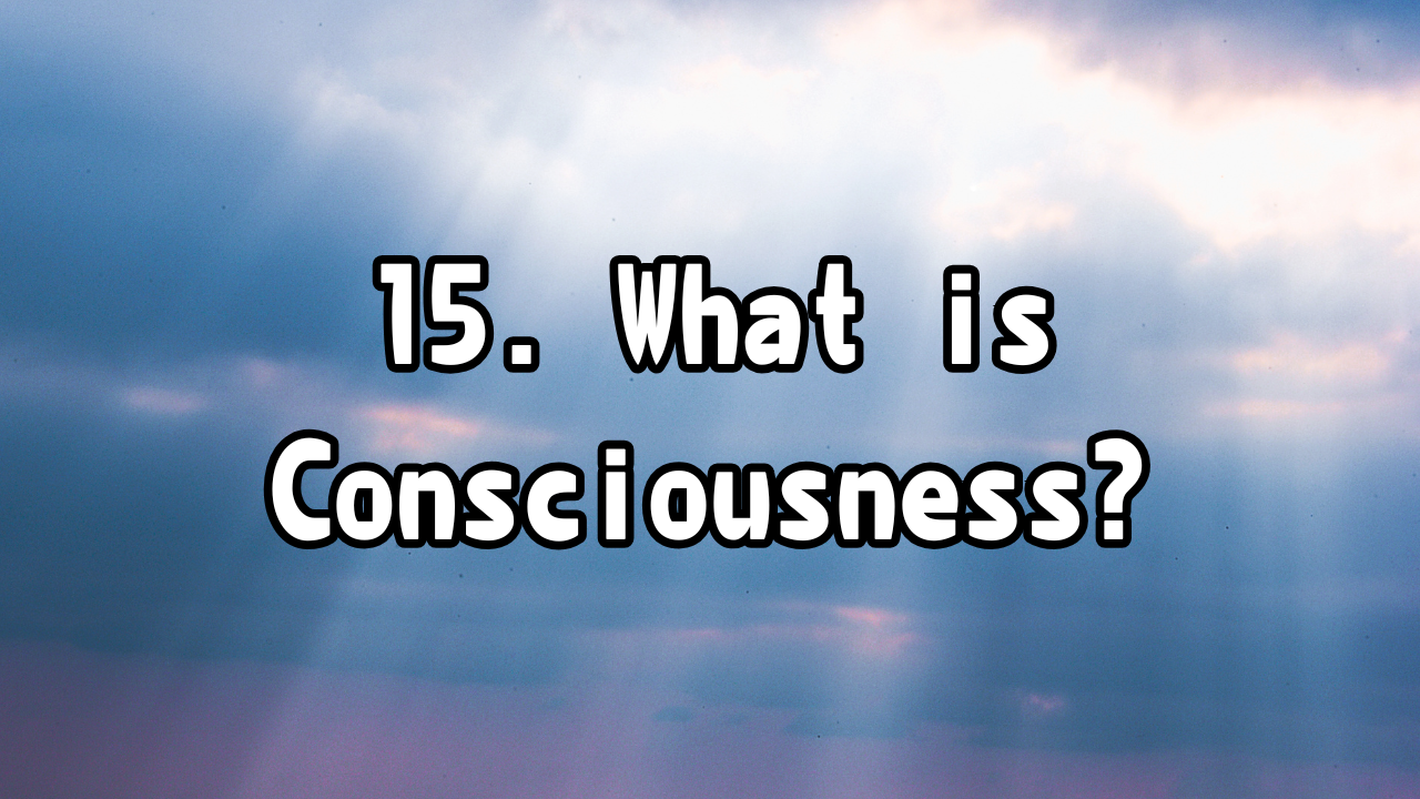 Body Care 15. What is Consciousness?